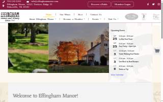 Effingham Manor & Winery website