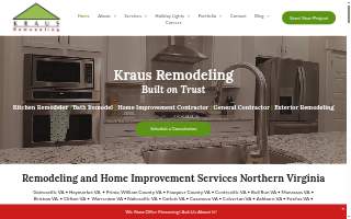Kraus Remodeling website