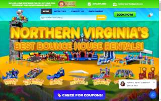 Lambert Bounce Parties of Gainesville website