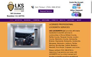 LKS Locksmith of Gainesville website