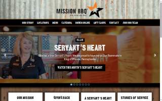 MISSION BBQ of Gainesville website