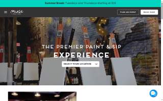 Muse Paintbar - Gainesville website