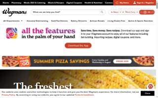 Wegmans Delivery & Grocery Pickup of Gainesville website