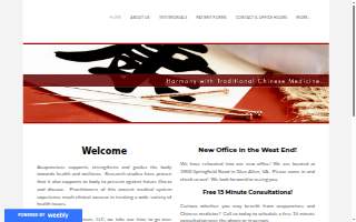 Comfort Acupuncture website