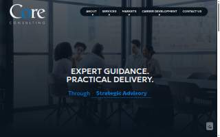 Core Consulting website