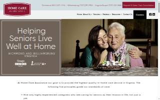 Home Care Assistance Richmond of Glen Allen website