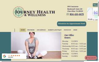 Journey Health and Wellness website