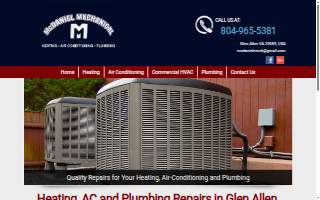 McDaniel Mechanical Inc website
