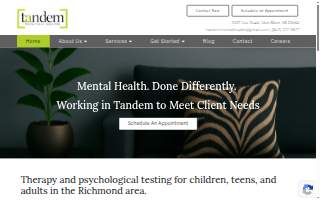 Tandem Mental Health Associates website