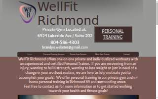 WellFit Richmond of Glen Allen website