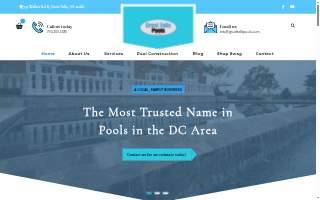Great Falls Pools LLC of Herndon website