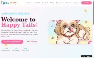 Happy Tails of Great Falls website