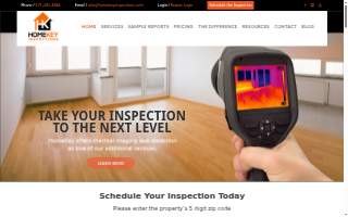 HomeKey Inspections of Great Falls website
