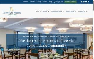 Hunters Woods at Trails Edge of Great Falls website
