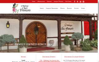 L'Auberge Chez Francois website