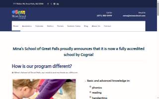Mina's School of Great Falls website