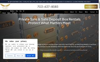 National Vaults website
