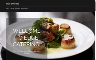 Edge Catering VA website