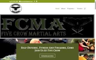 Five Crow Martial Arts, Fitness & Firearms website