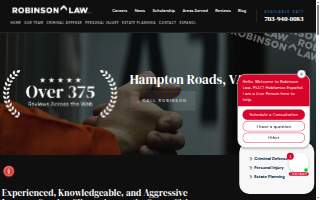 Hampton Roads Criminal Defense Lawyers website