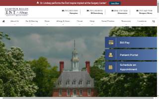 Hampton Roads ENT ~ Allergy, Williamsburg Office website