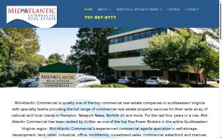Mid Atlantic Commercial Real Estate website