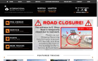 Norfolk Truck Center - Hampton website