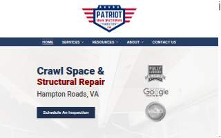 Patriot Crawl Space Repairs website