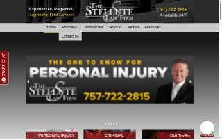 The Stellute Law Firm website
