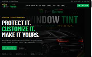 Tint Heaven VA website