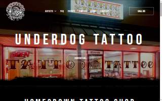 Underdog Tattoo website
