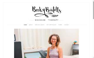 Becky Bartells Massage Therapy website