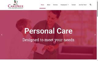 CareFree Home Health & Companions Inc. website