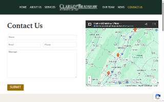 Clark & Bradshaw PC website