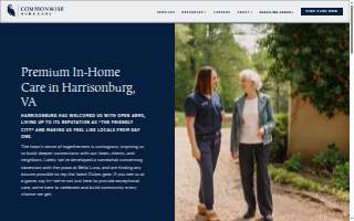 Commonwise Home Care Harrisonburg website