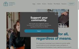 Community Counseling Center website