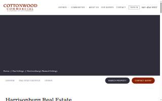 Cottonwood Commercial of Harrisonburg website