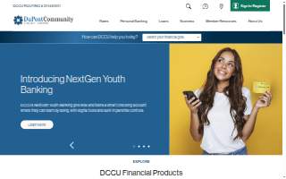 DuPont Community Credit Union of Harrisonburg website