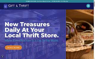 Gift and Thrift website