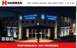 Harman Construction Inc. website