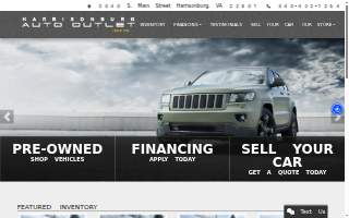 Harrisonburg Auto Outlet website