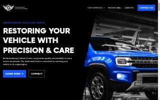 Harrisonburg Collision Center website