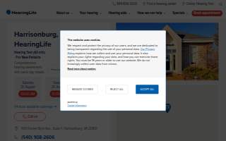 HearingLife of Harrisonburg VA website