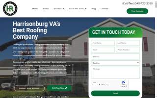 Helmuth Roofing website