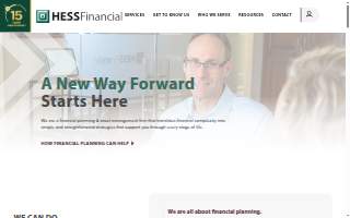 Hess Financial website