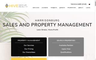 Hive Group Realty website