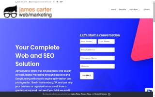 James Carter Web website