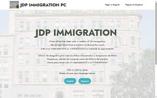 Jdp Immigration Services, Pc website
