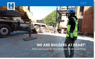 Holder Construction website