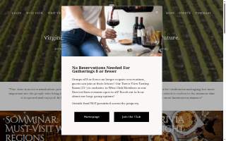 Stone Tower Winery of Herndon website